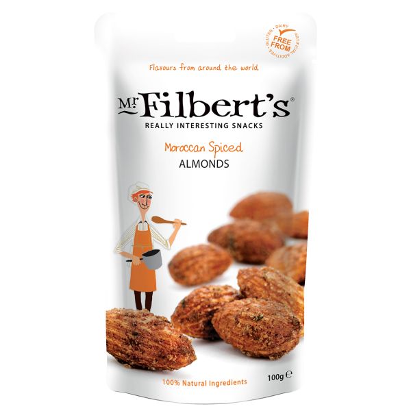 Mr. Filbert's Maroccan Spiced Almonds, 100g